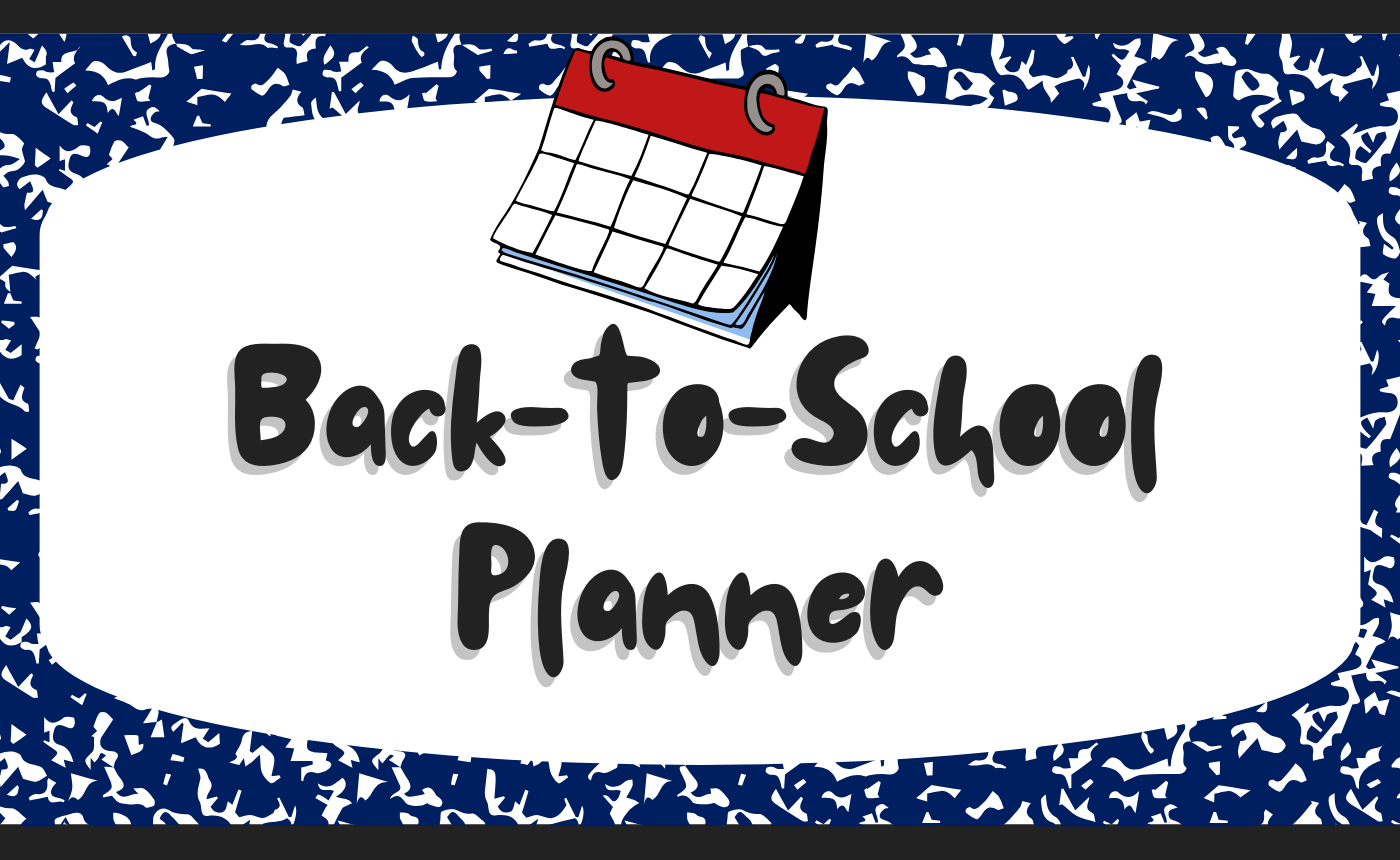 Back to school planner