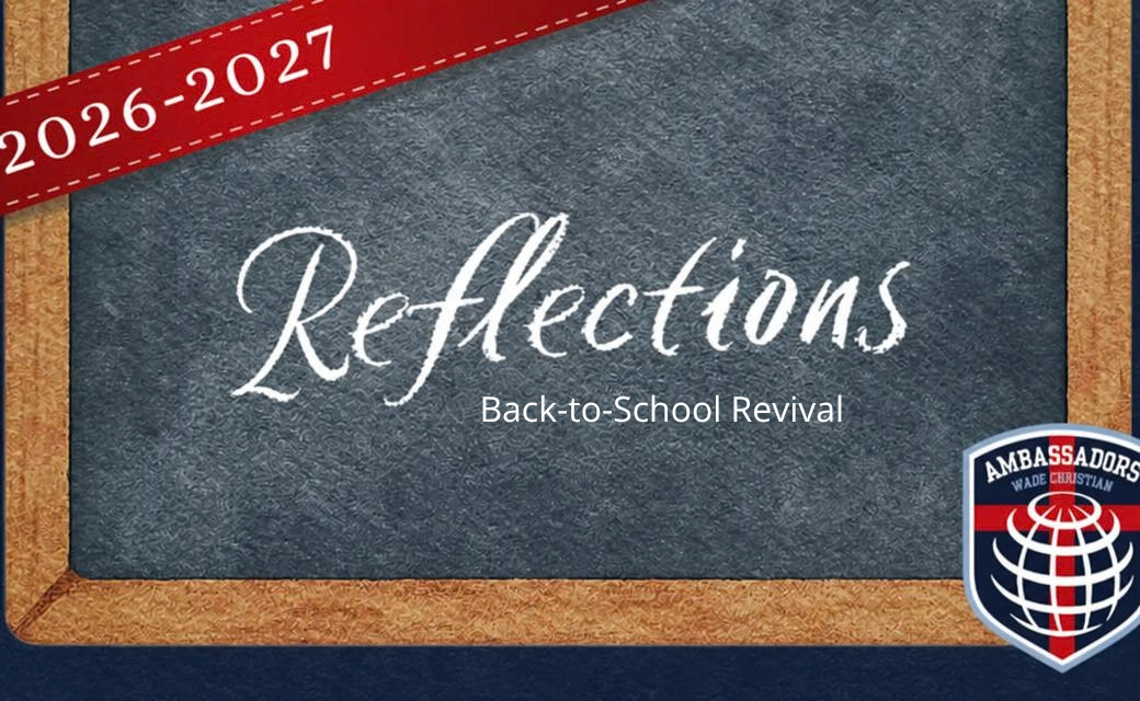 A chalkboard that says "Reflections" on it
